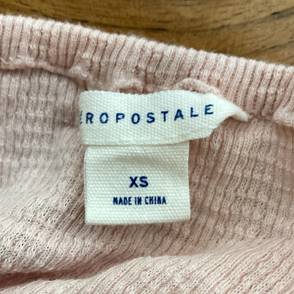 Adorable Button-Down Ruffle Top | Pink | XS - Picture 8 of 10